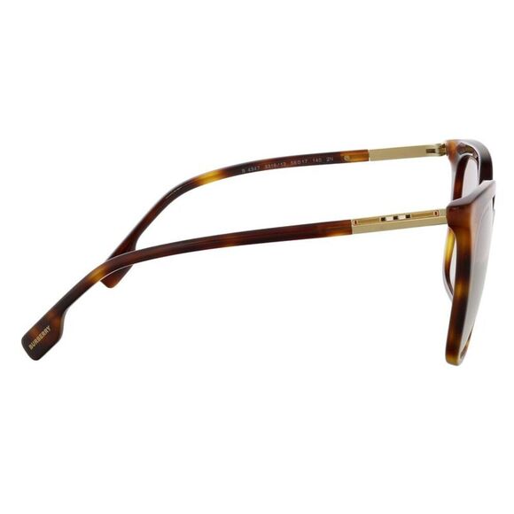 Burberry 0BE4347 33161356 Full Rim Havana Square Sunglasses - Picture 4 of 5